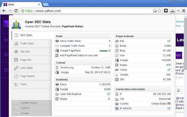 Open SEO Stats