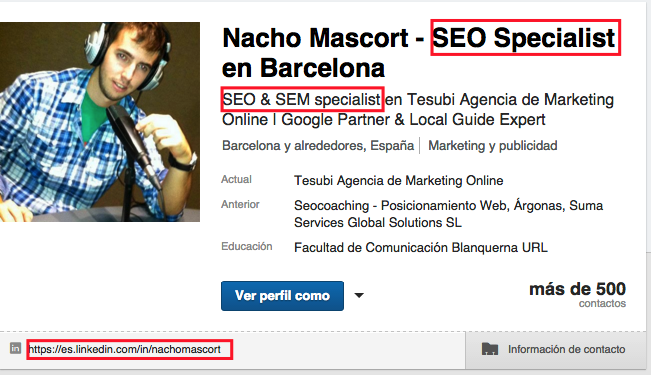 SEO en LinkedIn