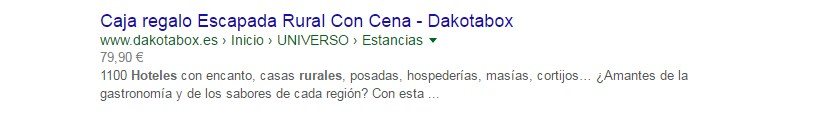 snippet de productos