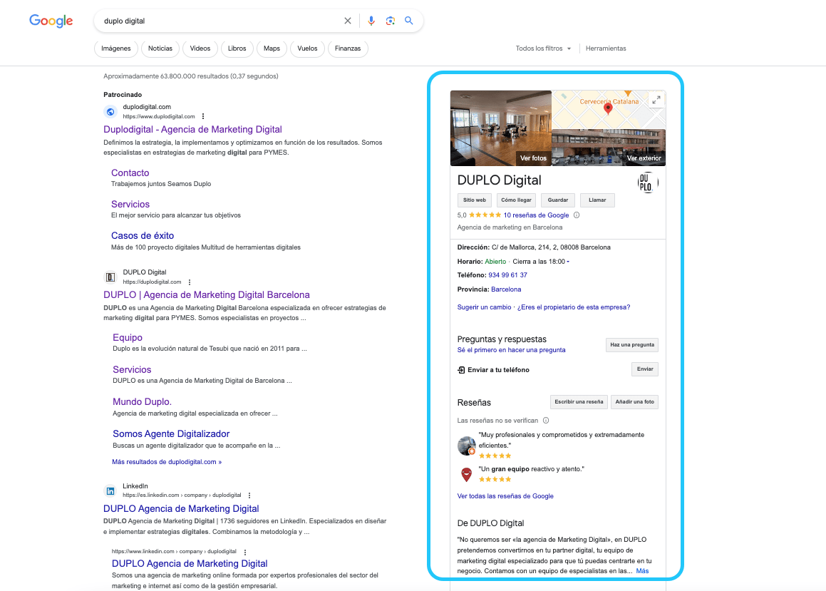 Google business profile